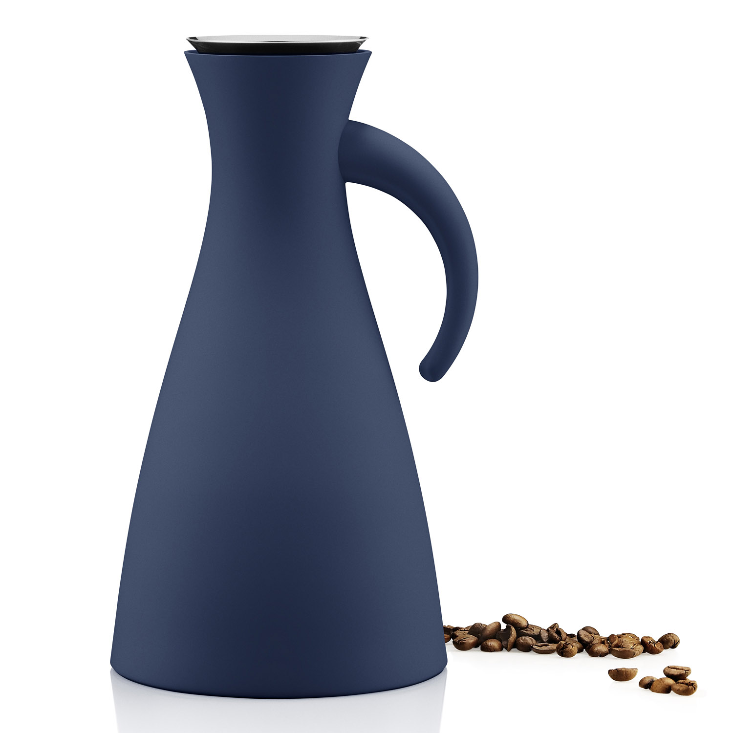 Thermoskan 1 l, met isolerende deksel, marineblauw, Eva Solo