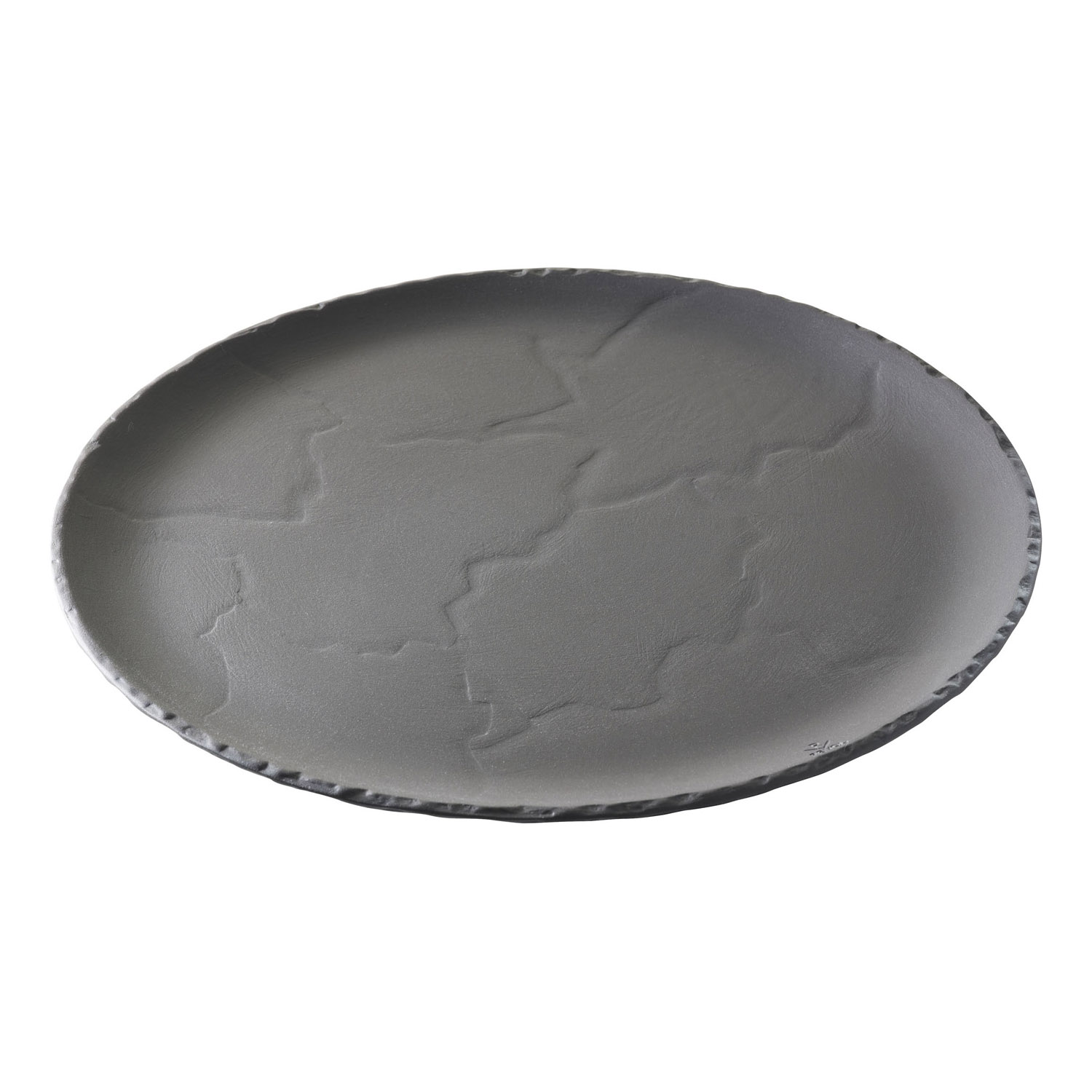 Dineerbord BASALT 28,5 cm, leisteeneffect, keramiek, REVOL