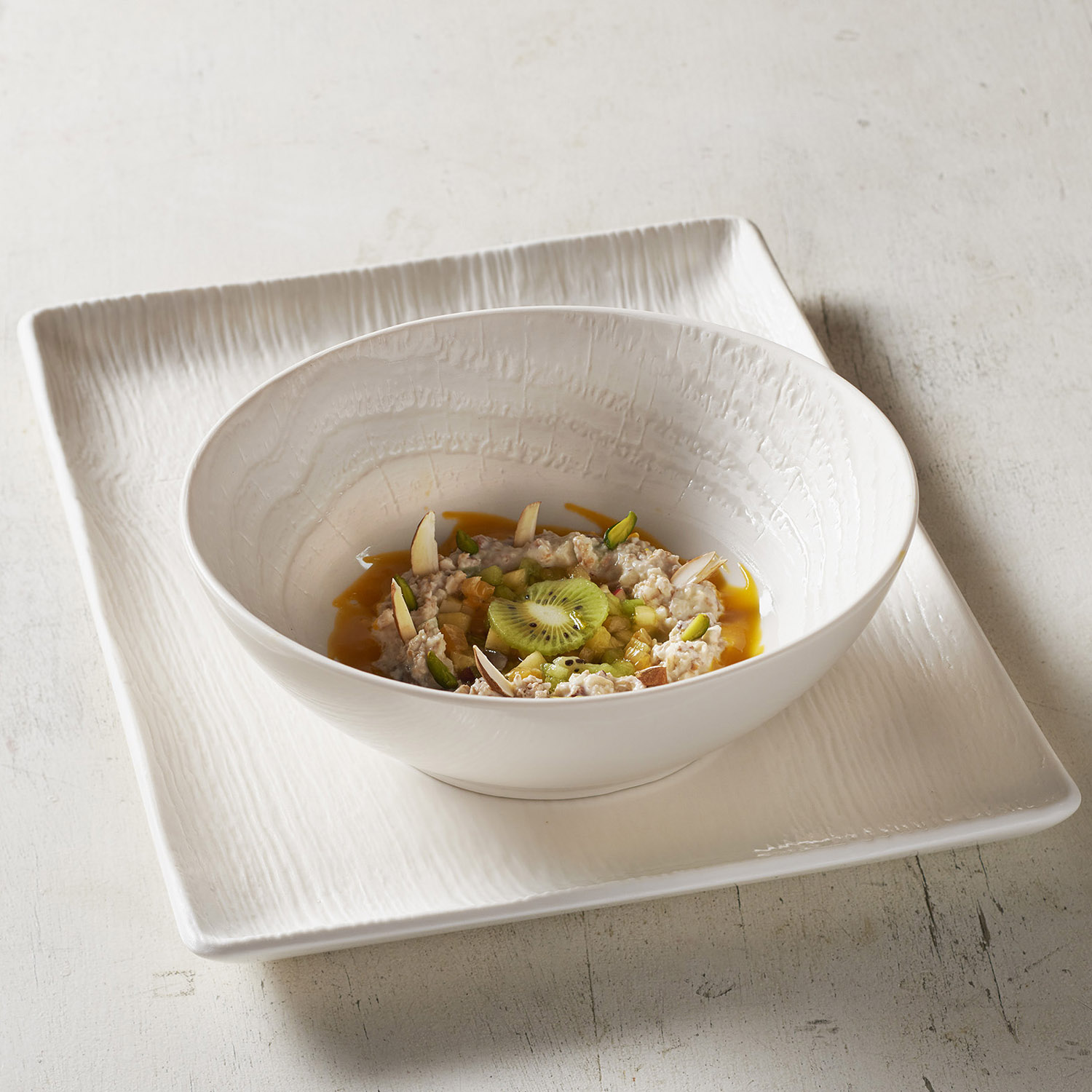 Diep bord ARBORESCENCE 19 cm, ivoor, REVOL