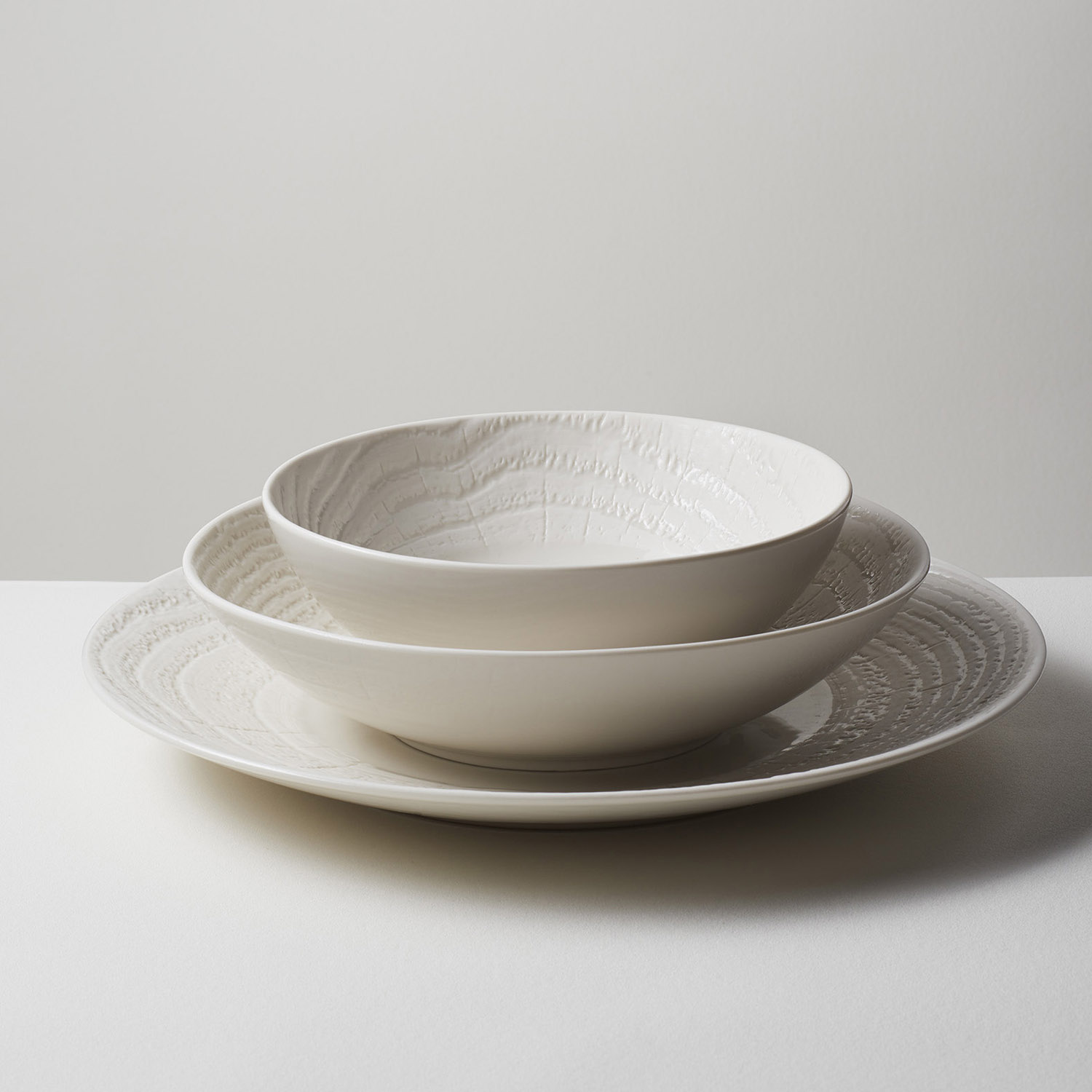 Diep bord ARBORESCENCE 19 cm, ivoor, REVOL