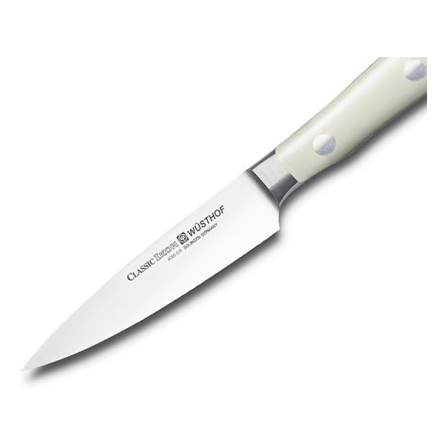 Keukenmes CLASSIC IKON 9 cm, crème, Wüsthof