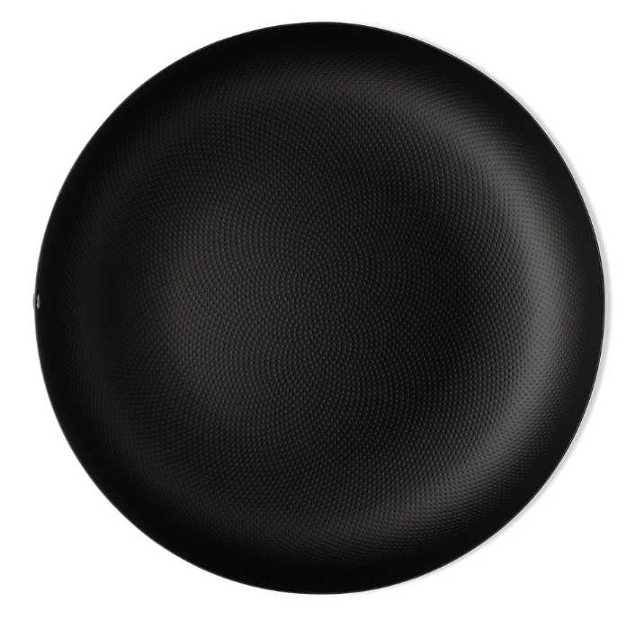 Fruitschaal TEXTURE 21 cm, zwart, Alessi