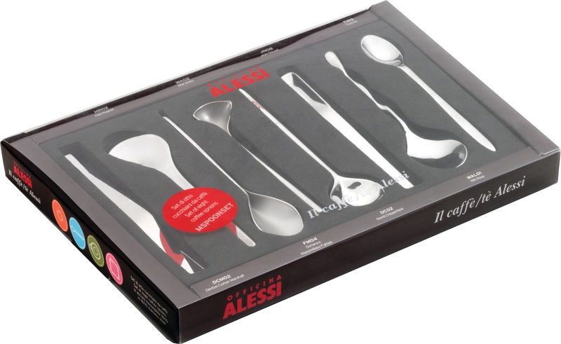 Thee-/koffielepeltje IL CAFFE/TE, set van 8 stuks, Alessi