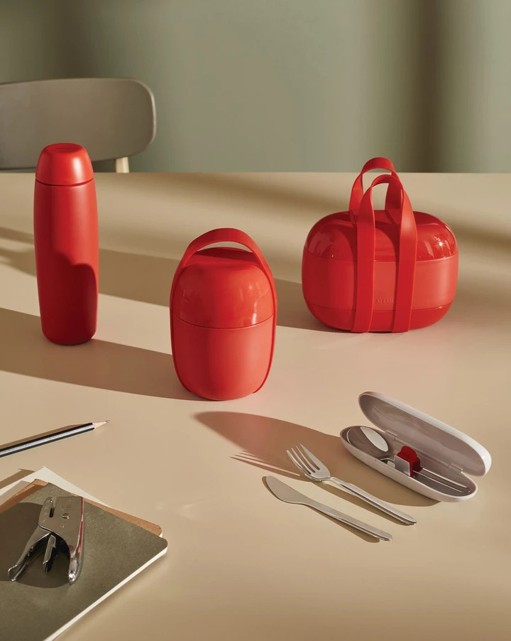 Lunchtrommel FOOD A PORTER, rood, Alessi