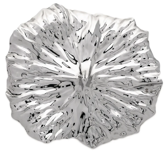 Decoratief dienblad LOTUS 45 cm, roestvrij staal, Alessi