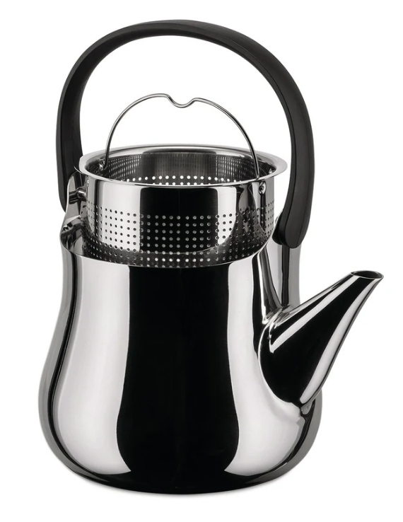 Theepot met infuser CHA 900 ml, roestvrij staal, Alessi
