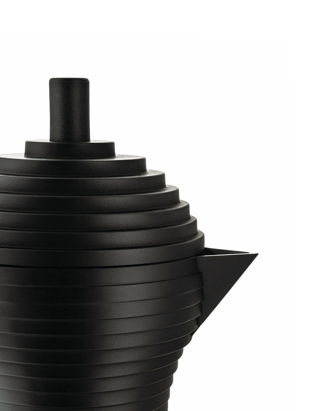Espresso-percolator PULCINA 70 ml, zwart, Alessi