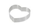 Bakring 8 cm, hartvormig, RVS, de Buyer