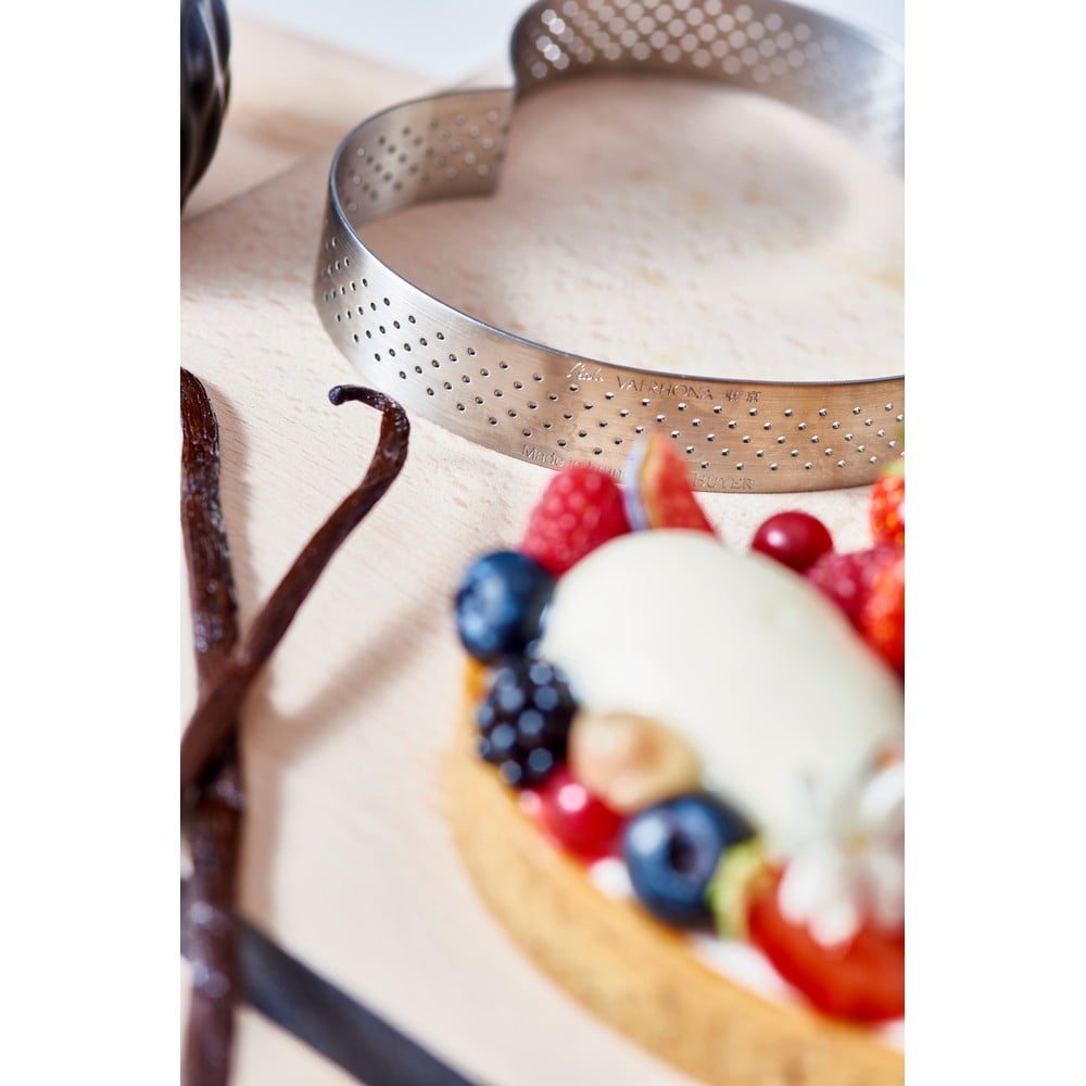 Bakring 12 cm, hartvormig, RVS, de Buyer