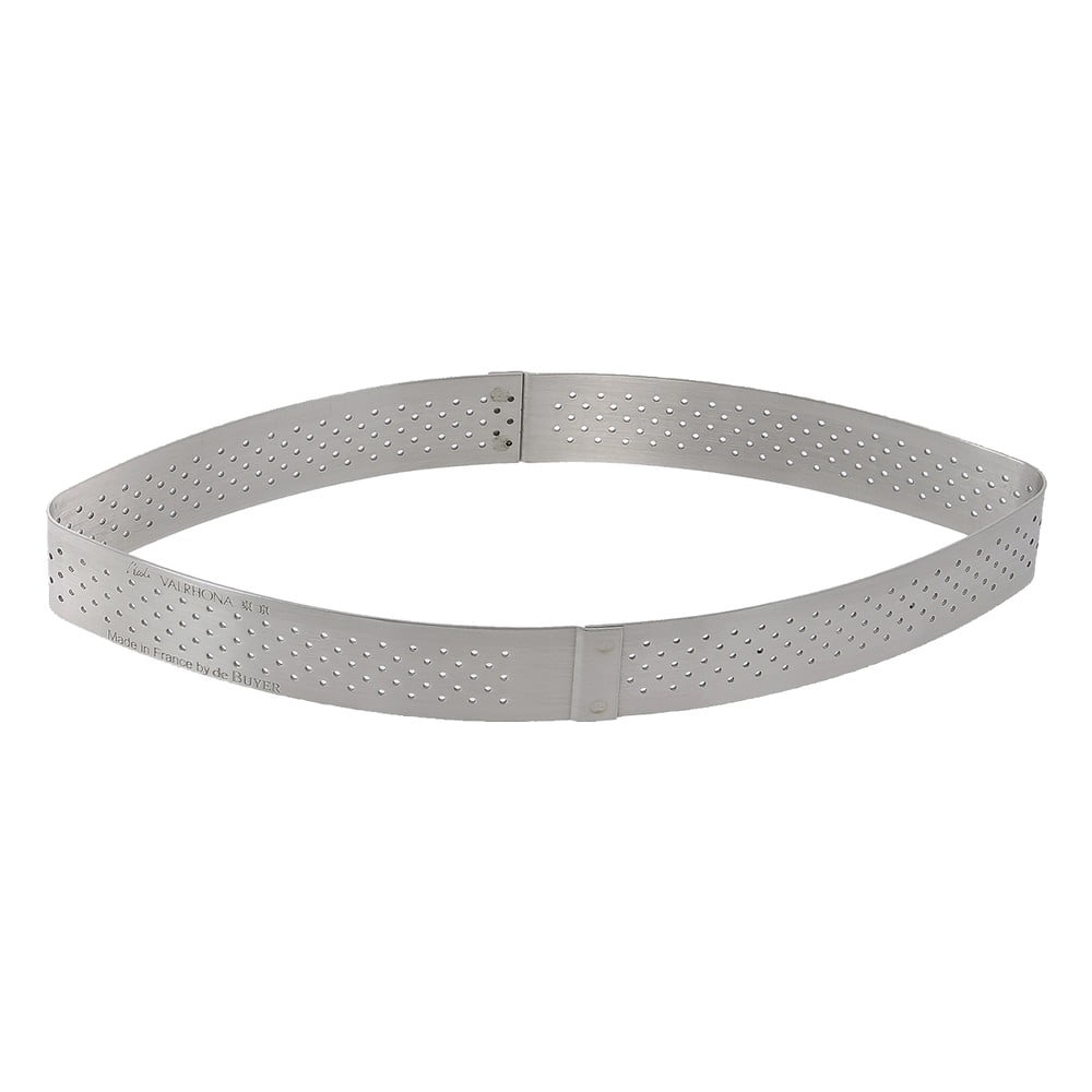Bakring 12 cm, trapeziumvormig, RVS, de Buyer