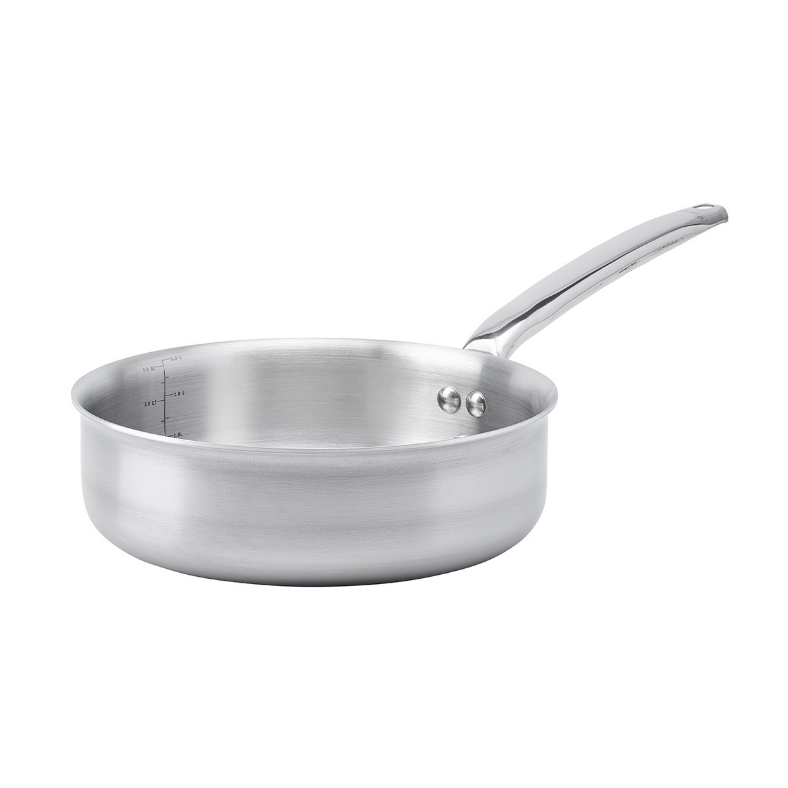 Sauteerpan ALCHIMY 24 cm, 4 l, recht, roestvrij staal, de Buyer