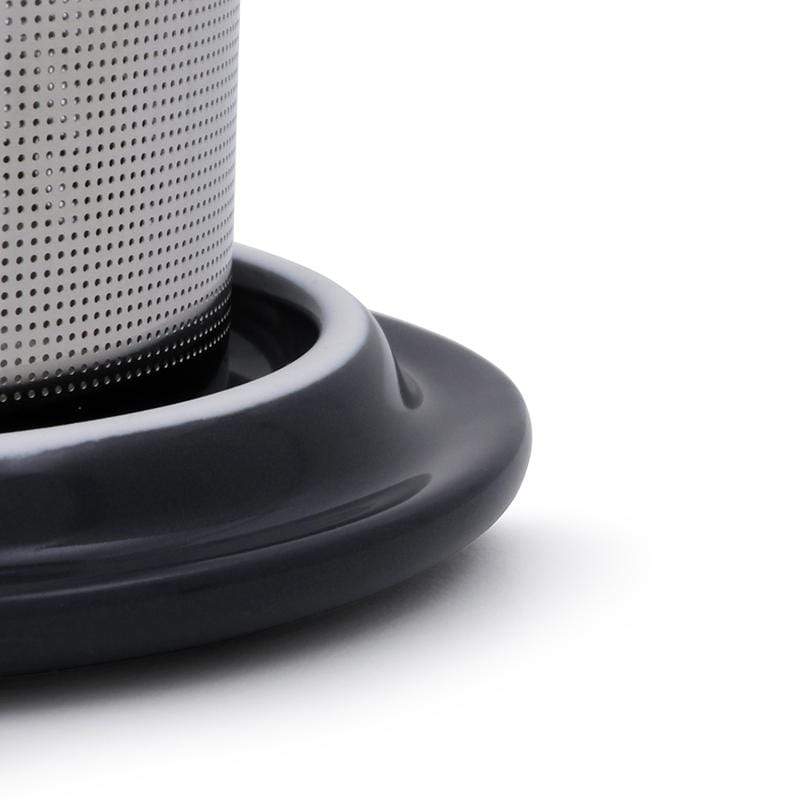 Theemok met infuser MINIMA 500 ml, met deksel, roze, porselein, Viva Scandinavia