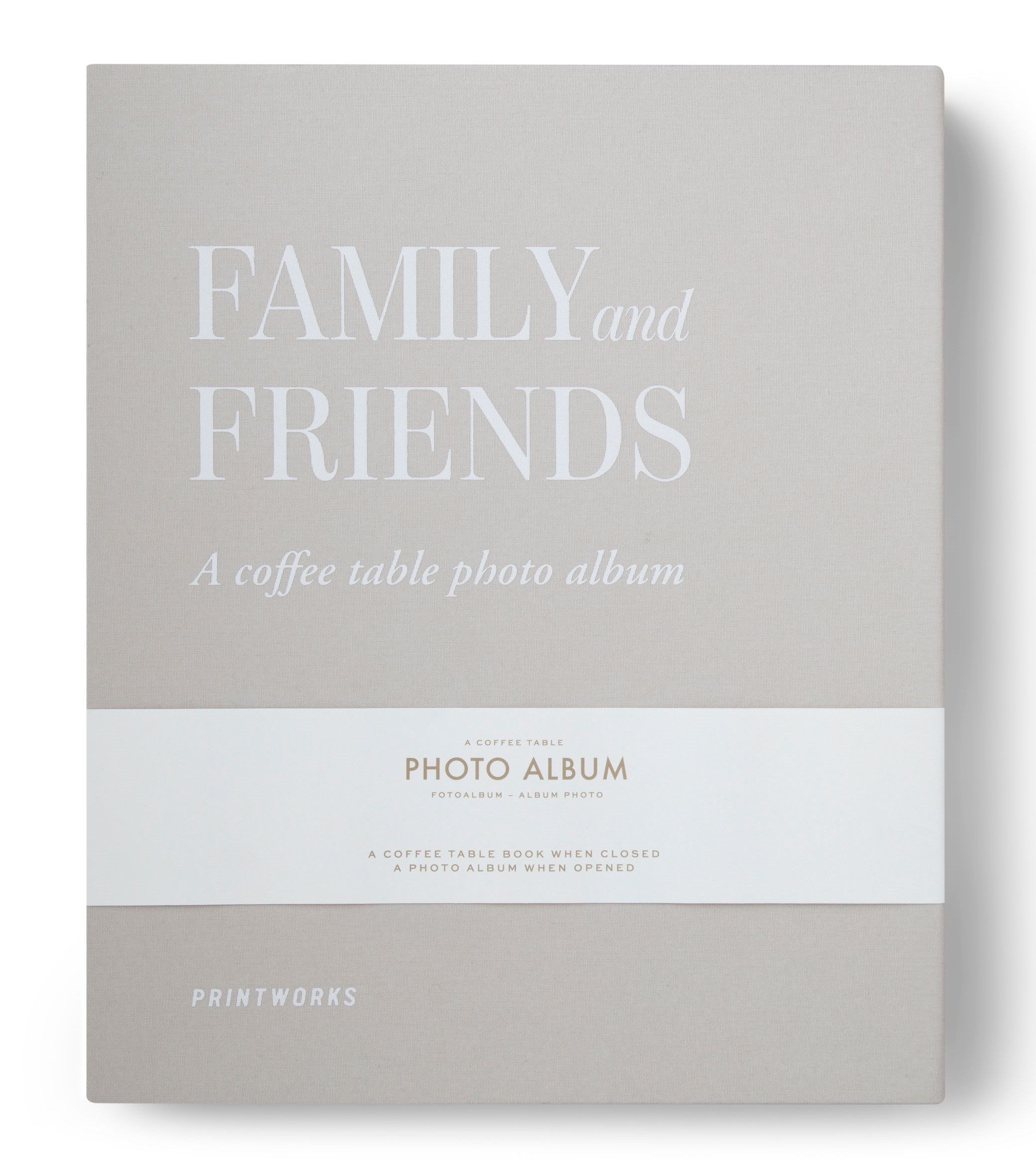 Fotoalbum FAMILY AND FRIENDS, zilver, Printworks