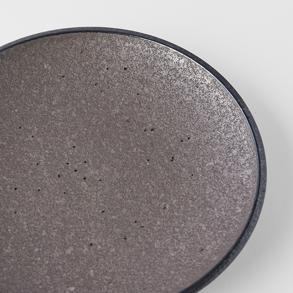 Voorgerechtbord EARTH BLACK 20 cm, MIJ