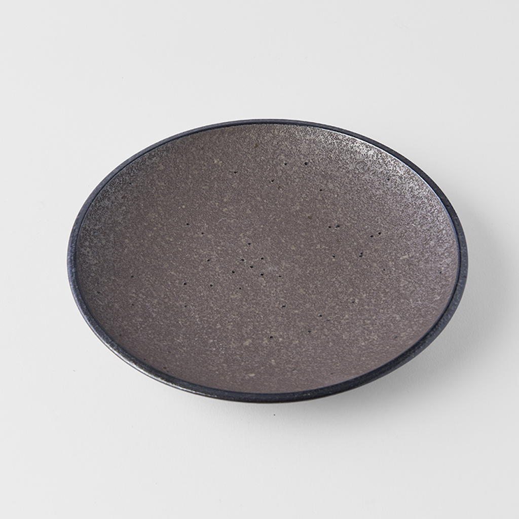 Voorgerechtbord EARTH BLACK 20 cm, MIJ