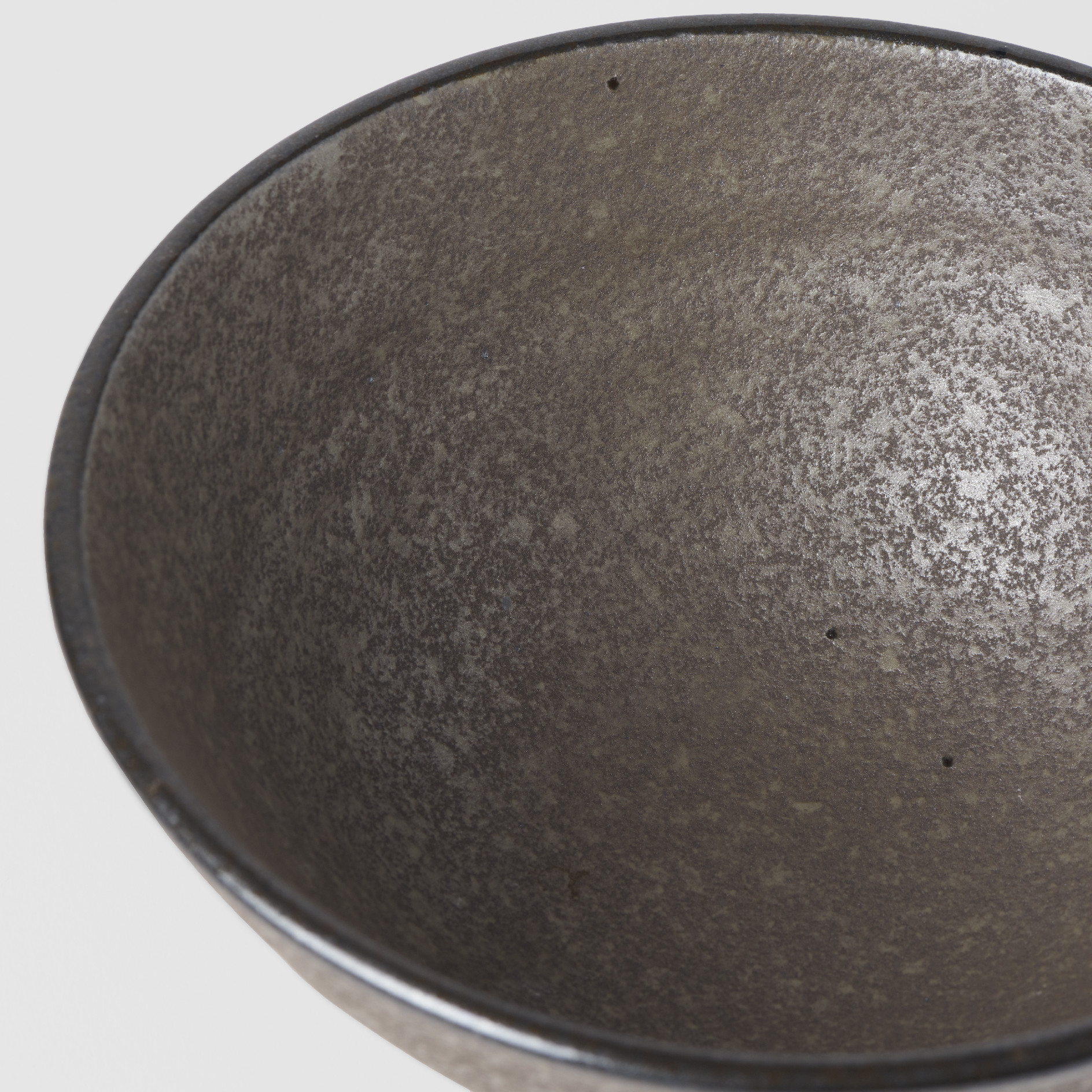 Eetkom EARTH BLACK 15 cm, 450 ml, MIJ