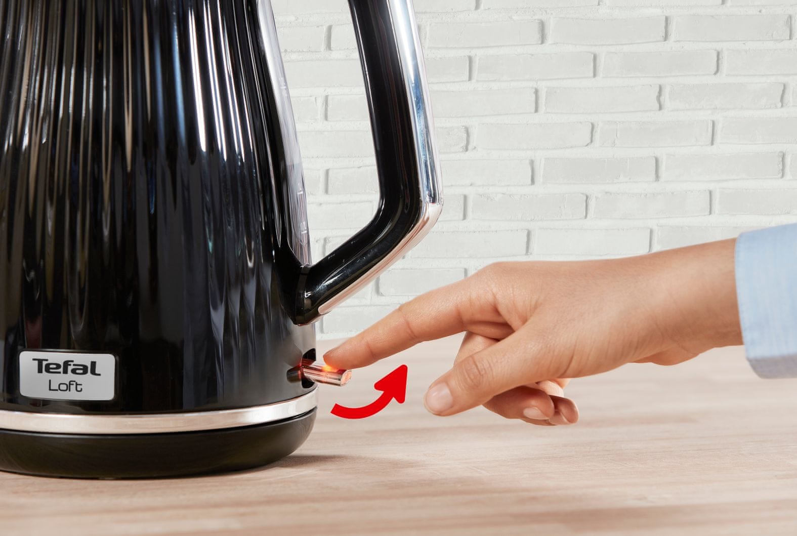 Waterkoker THE LOFT 1,7 l, zwart, Tefal