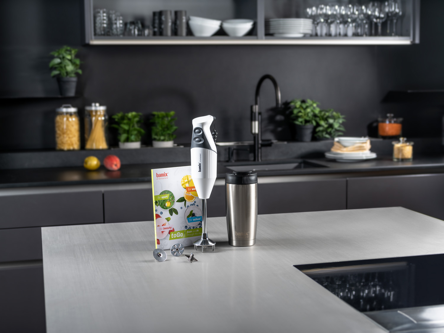 Staafmixer TOGO type D, 200 W, wit, Bamix