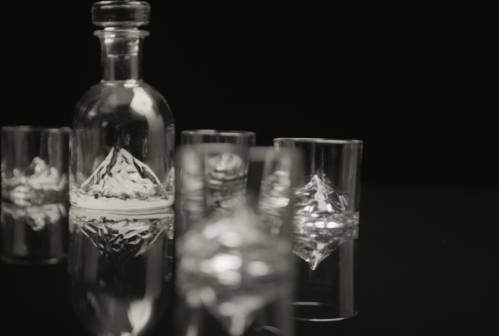 Whiskeyset EVEREST, 5-delig, Litton