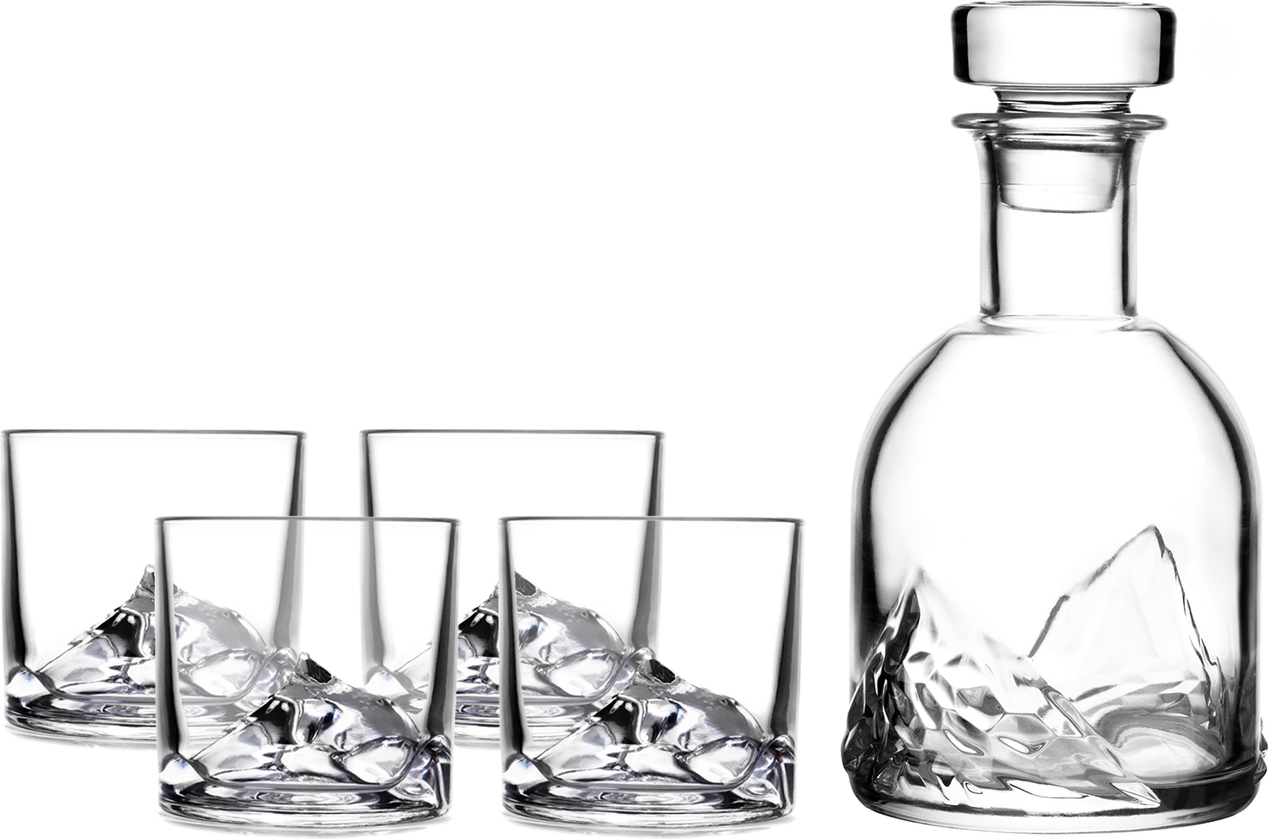 Whiskeyset EVEREST, 5-delig, Litton