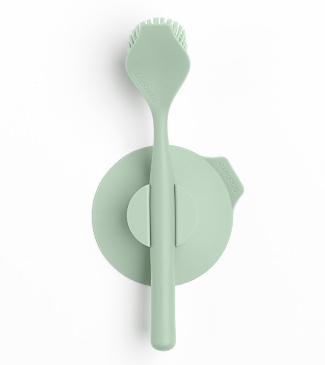 Afwasborstel met zuignap, groen, Brabantia