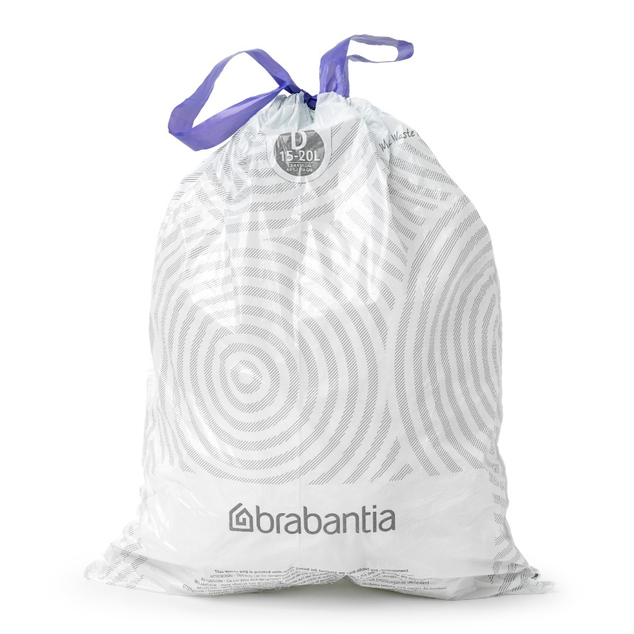 Vuilniszakken D PERFECTFIT 15-20 l, 40 stuks, Brabantia