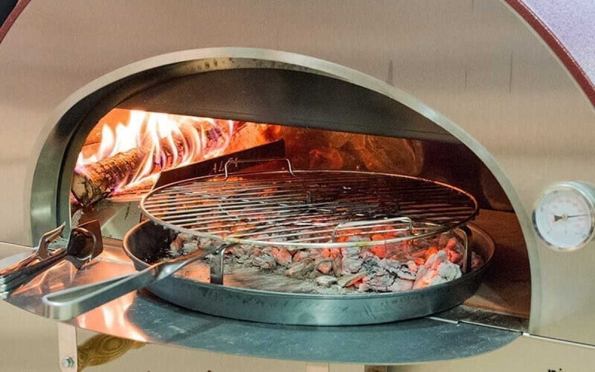 Grilpan met grillrooster (set) BBQ 500, 30 cm, Alfa Forni
