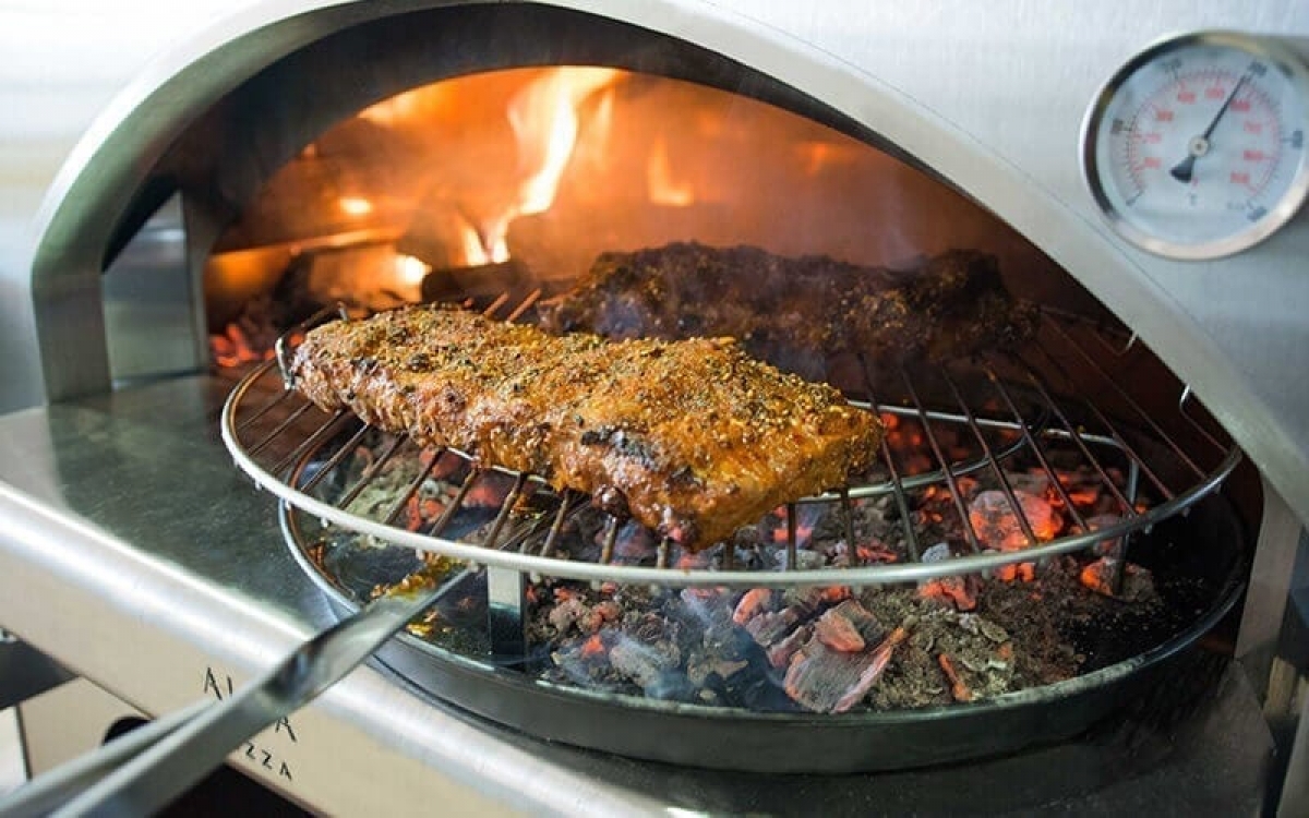Grilpan met grillrooster (set) BBQ 500, 30 cm, Alfa Forni