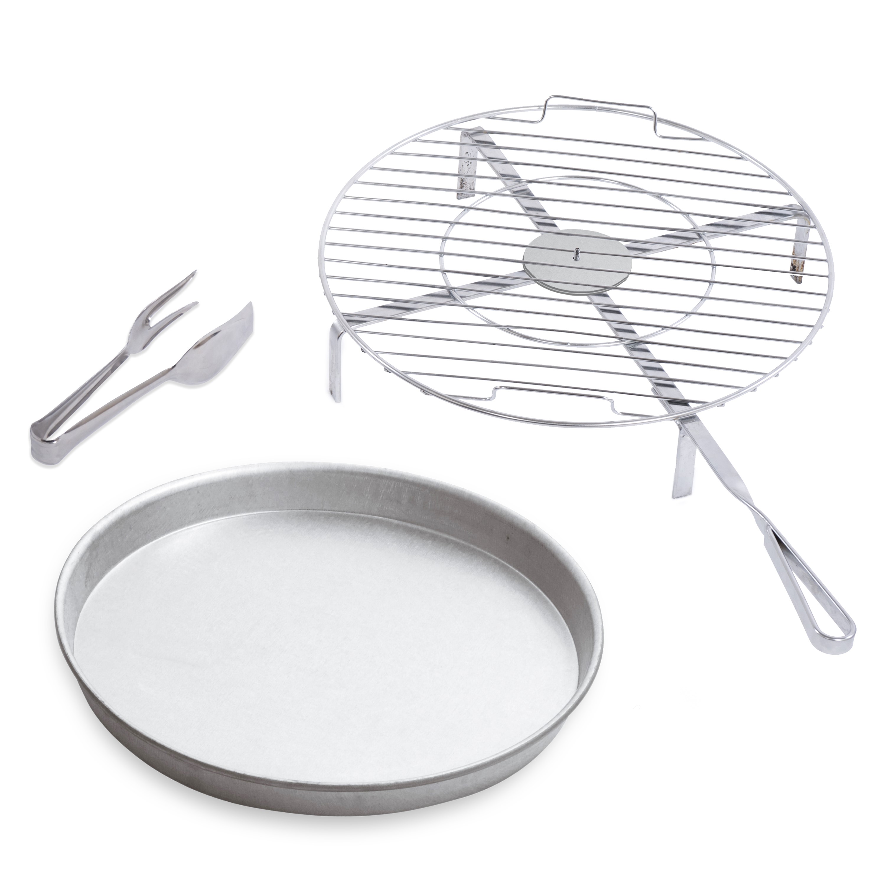 Grilpan met grillrooster (set) BBQ 500, 30 cm, Alfa Forni