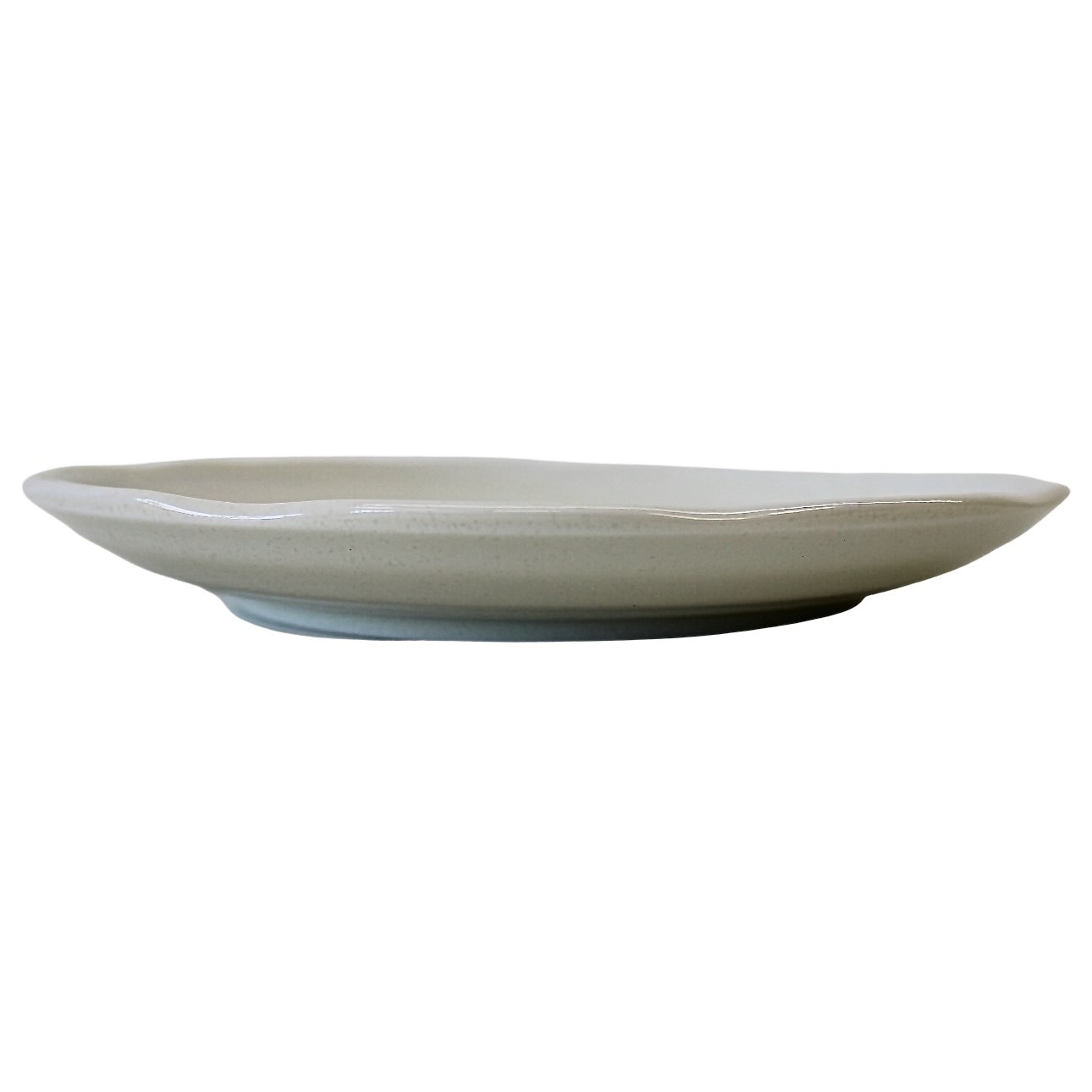 Tapasbord WHITE SPIRAL, 16 cm, wit, MIJ