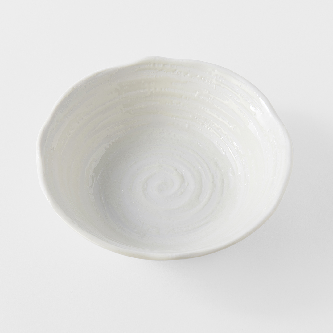 Kom WHITE SPIRAL 350 ml, wit, MIJ 