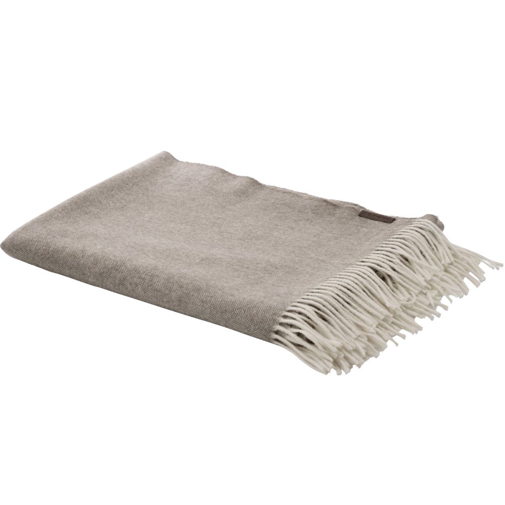 Plaid CASHMERE 120 x 190 cm, natuurlijk bruin, kasjmier, Fritz Hansen