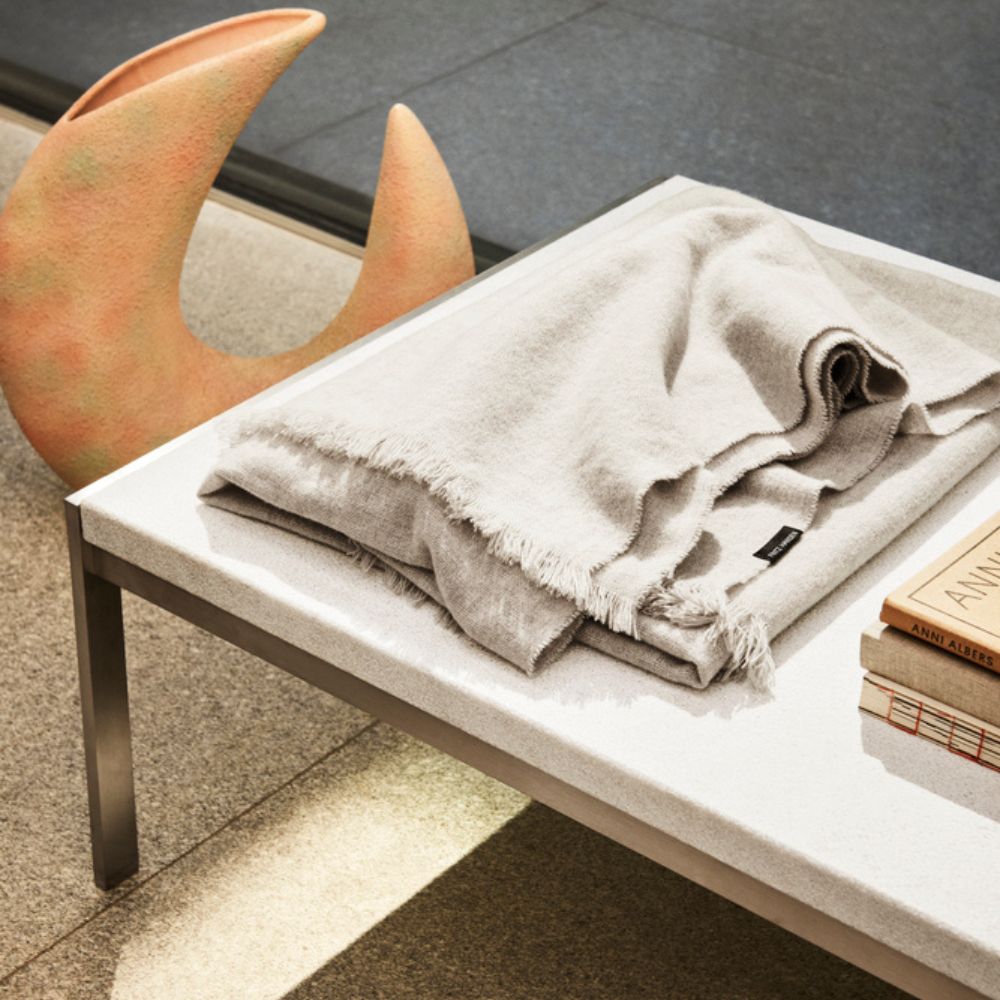 Plaid CLASSIC 130 x 180 cm, grijs, merino, Fritz Hansen