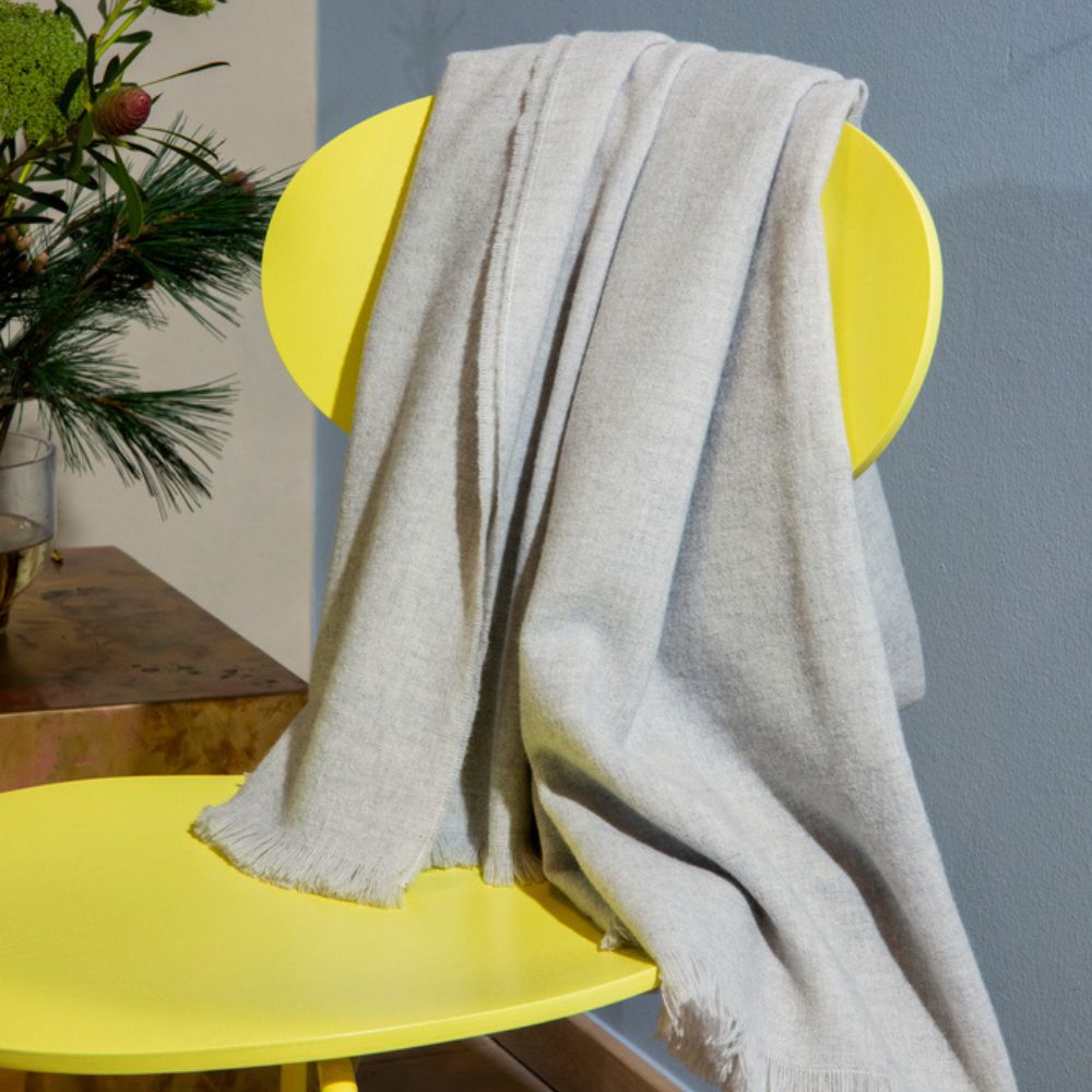 Plaid CLASSIC 130 x 180 cm, grijs, merino, Fritz Hansen