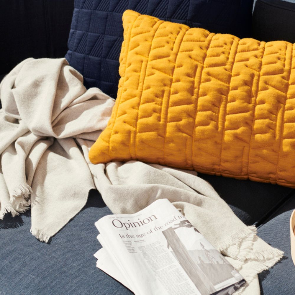 Plaid CLASSIC 130 x 180 cm, grijs, merino, Fritz Hansen
