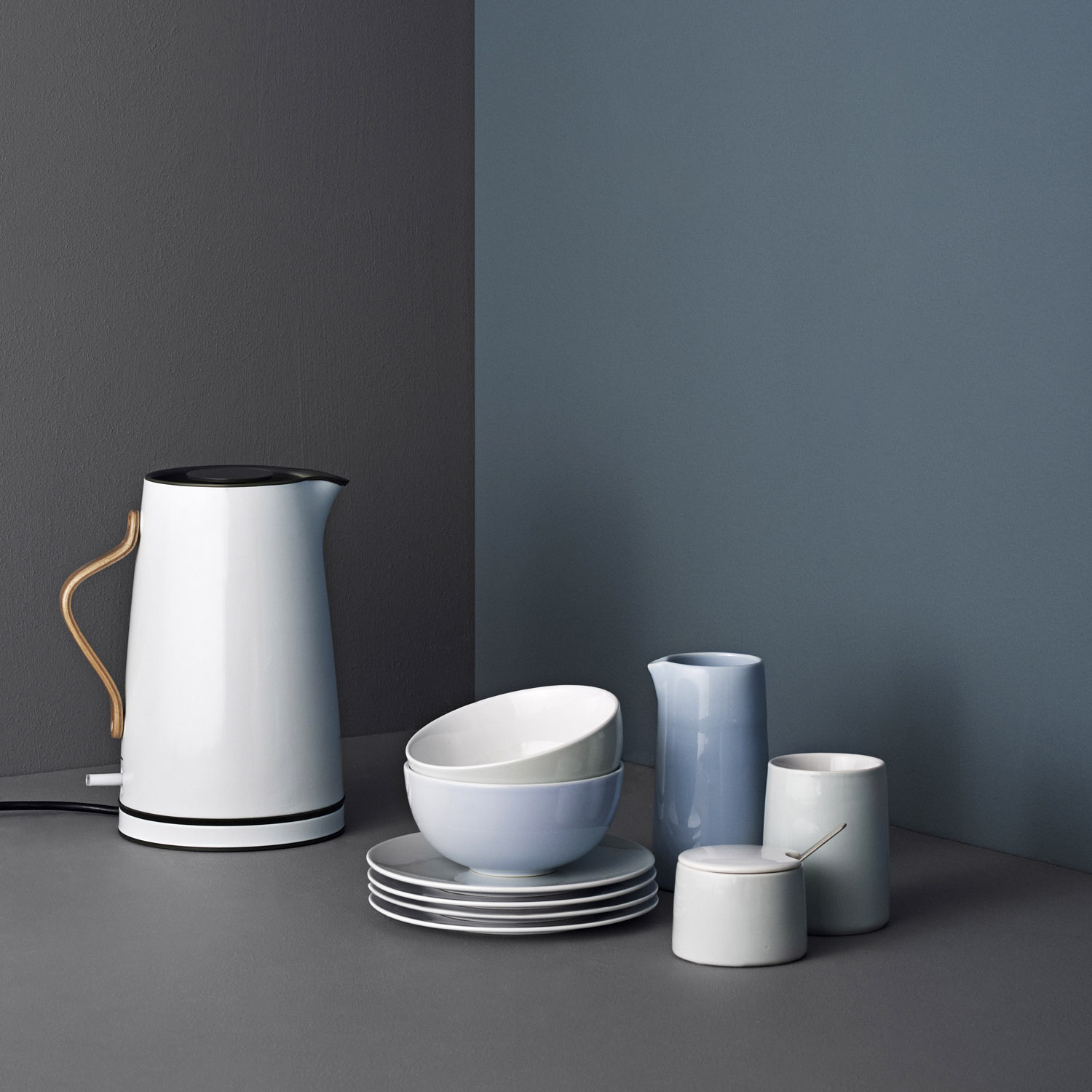 Borden Emma blauw 2 stuks deens modern 2.0 Stelton