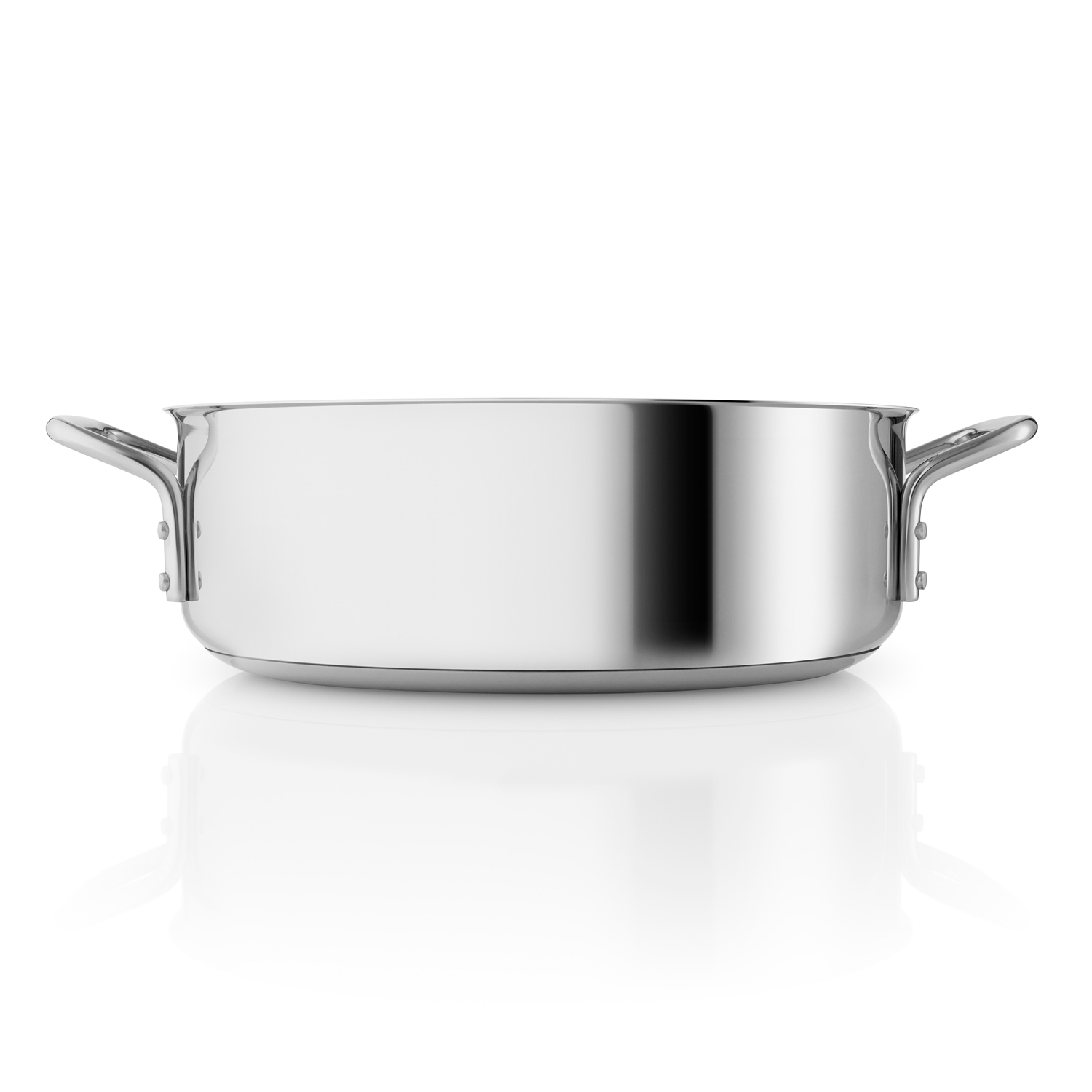Roestvrij staal sauteerpan met antiaanbaklaag keramisch binnenoppervlak O 24 cm Eva Solo