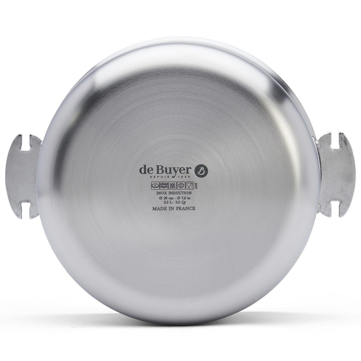 Pan ALCHIMY LOQY 20 cm, zilver, roestvrij staal, de Buyer