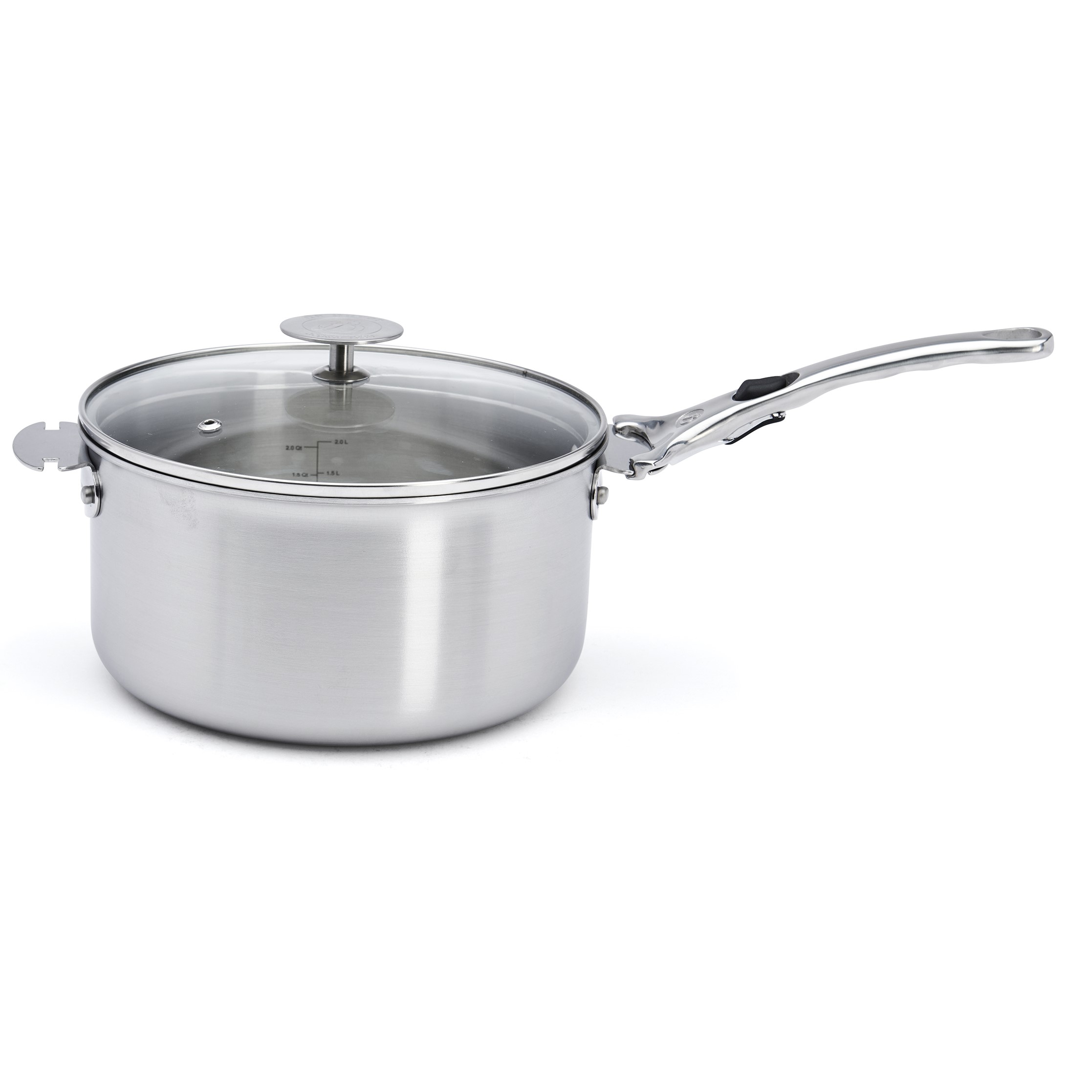 Pan ALCHIMY LOQY 20 cm, zilver, roestvrij staal, de Buyer