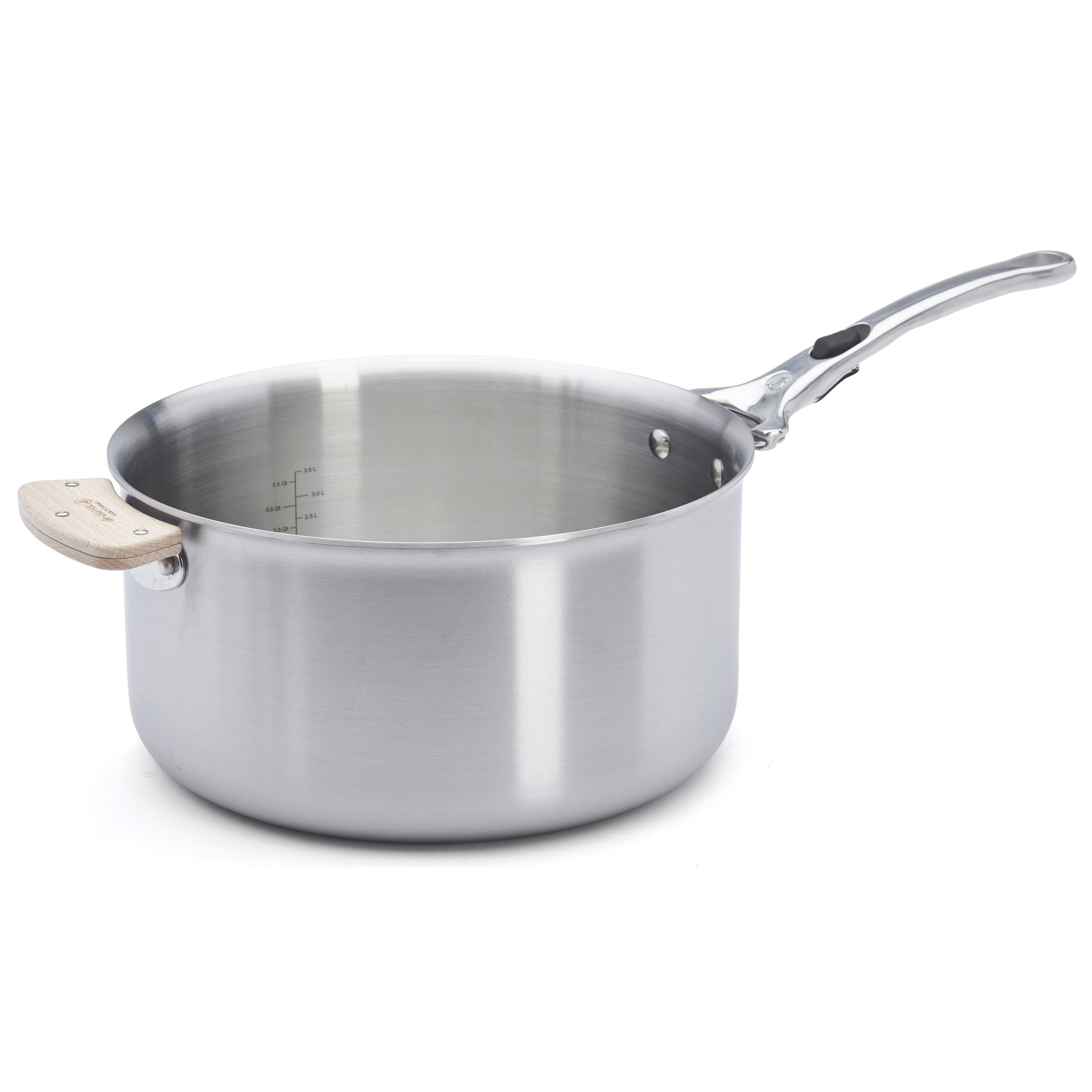 Pan ALCHIMY LOQY 24 cm, zilver, roestvrij staal, de Buyer