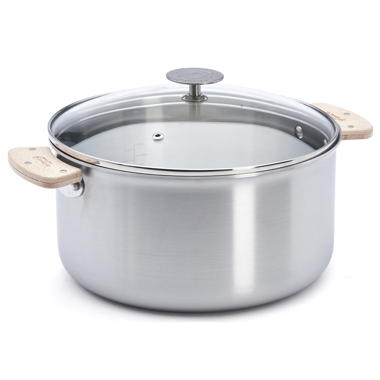 Pan ALCHIMY LOQY 24 cm, zilver, roestvrij staal, de Buyer