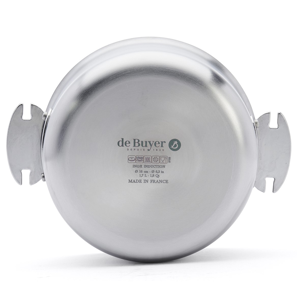 Pan ALCHIMY LOQY 16 cm, zilver, roestvrij staal, de Buyer
