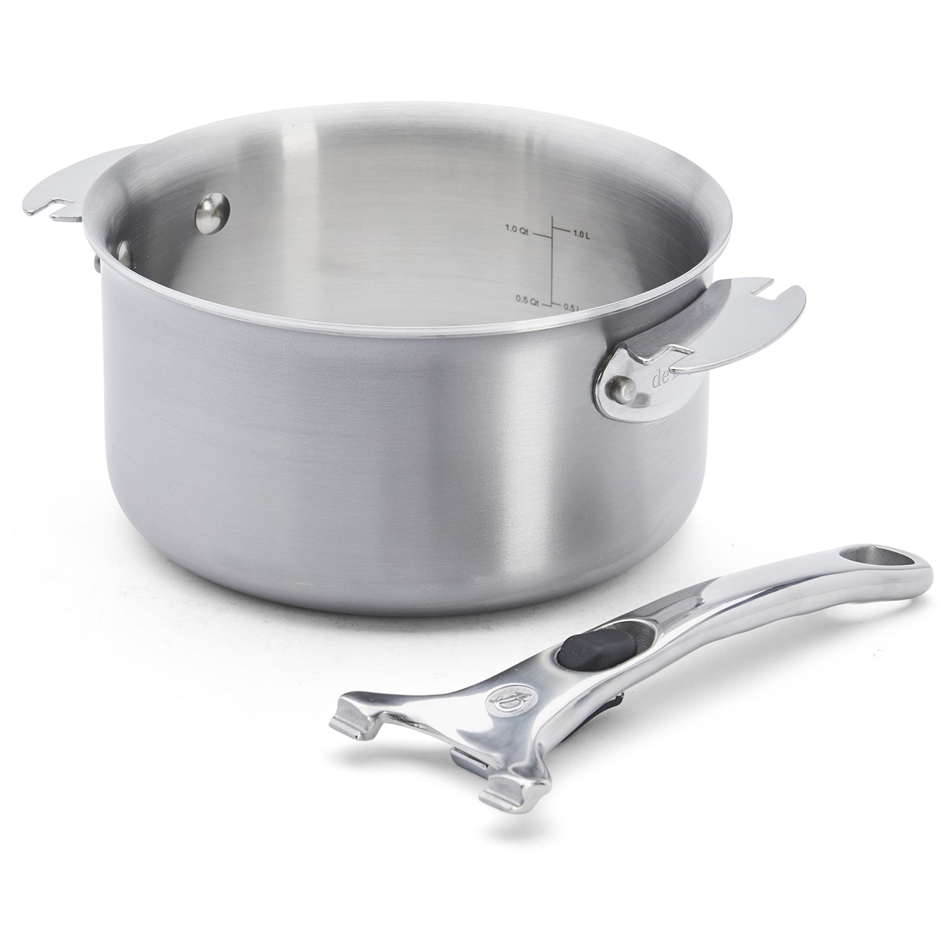 Pan ALCHIMY LOQY 16 cm, zilver, roestvrij staal, de Buyer