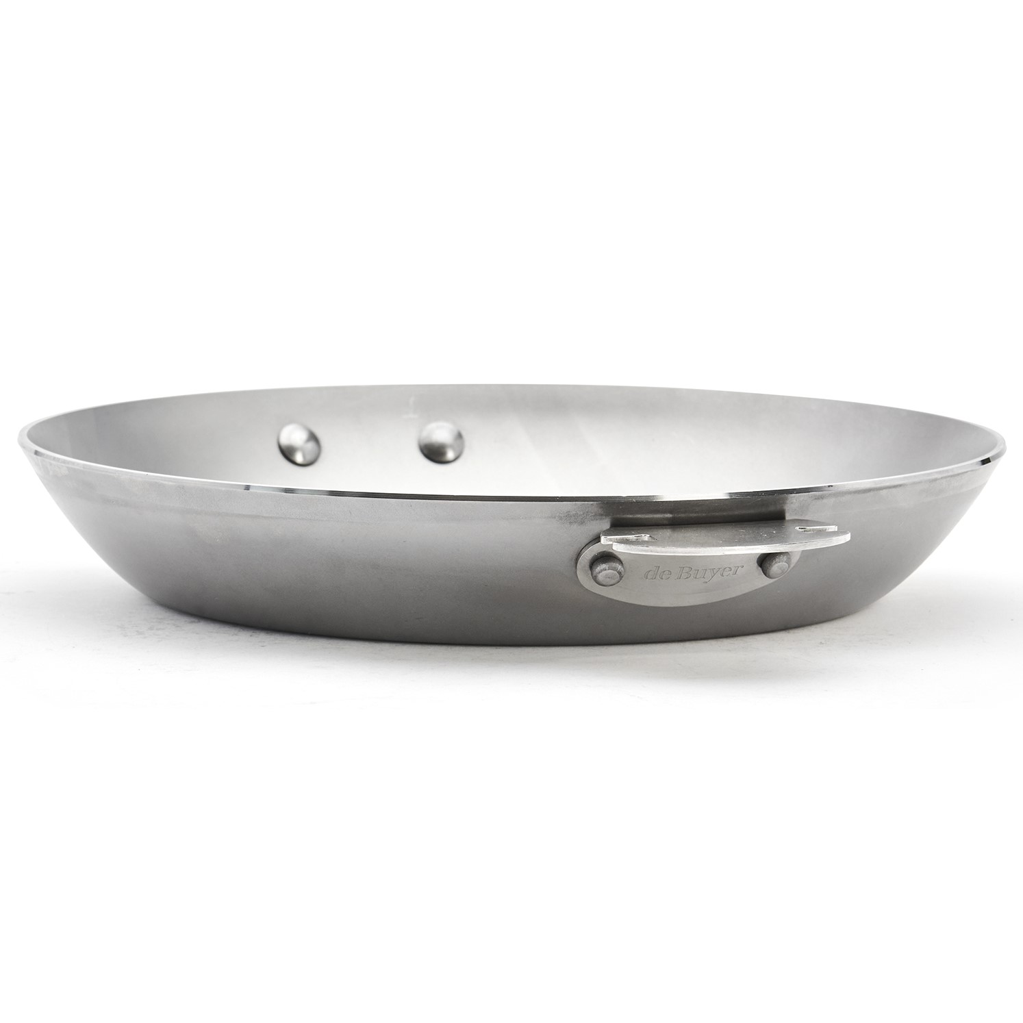 Pan MINERAL B LOQY 28 cm, zilver, staal, de Buyer