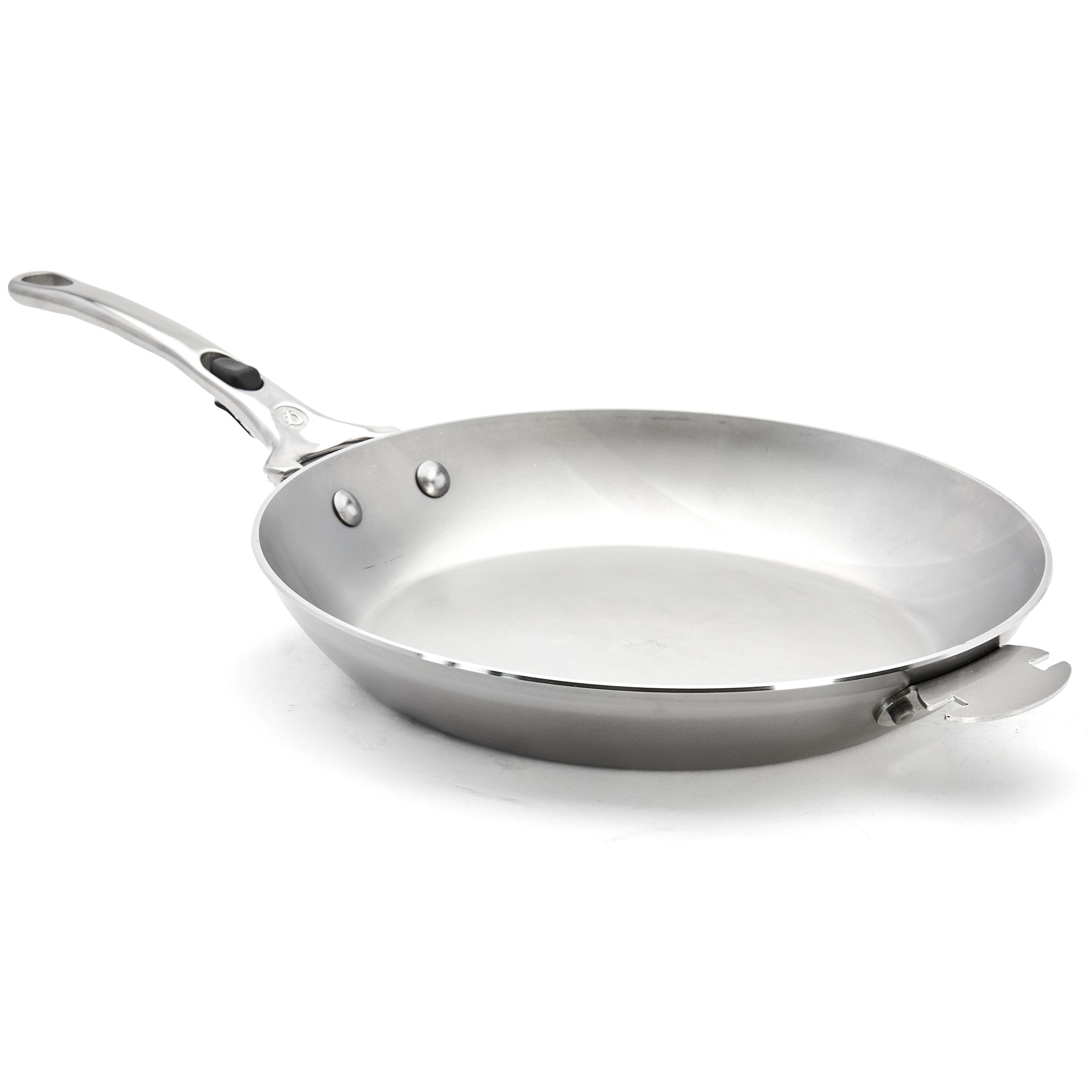 Pan MINERAL B LOQY 28 cm, zilver, staal, de Buyer