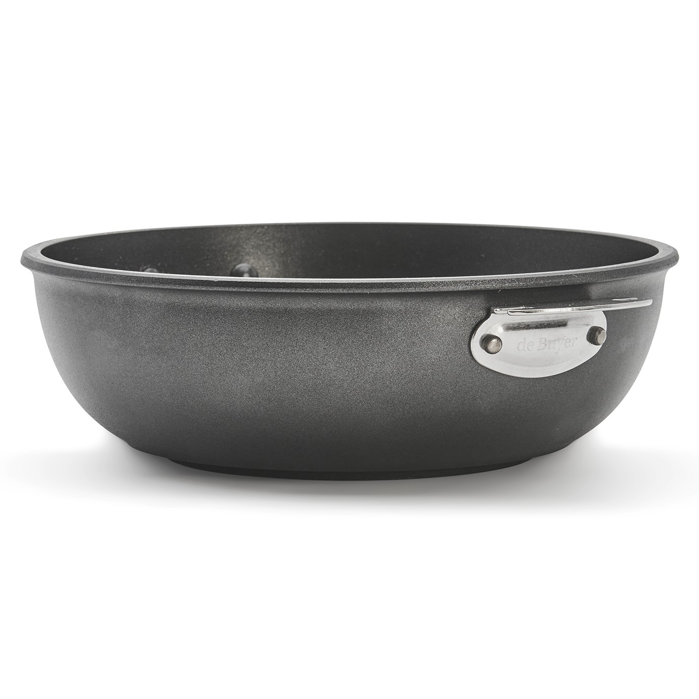Sauteerpan CHOC EXTREME LOQY 24 cm, zwart, aluminium, de Buyer