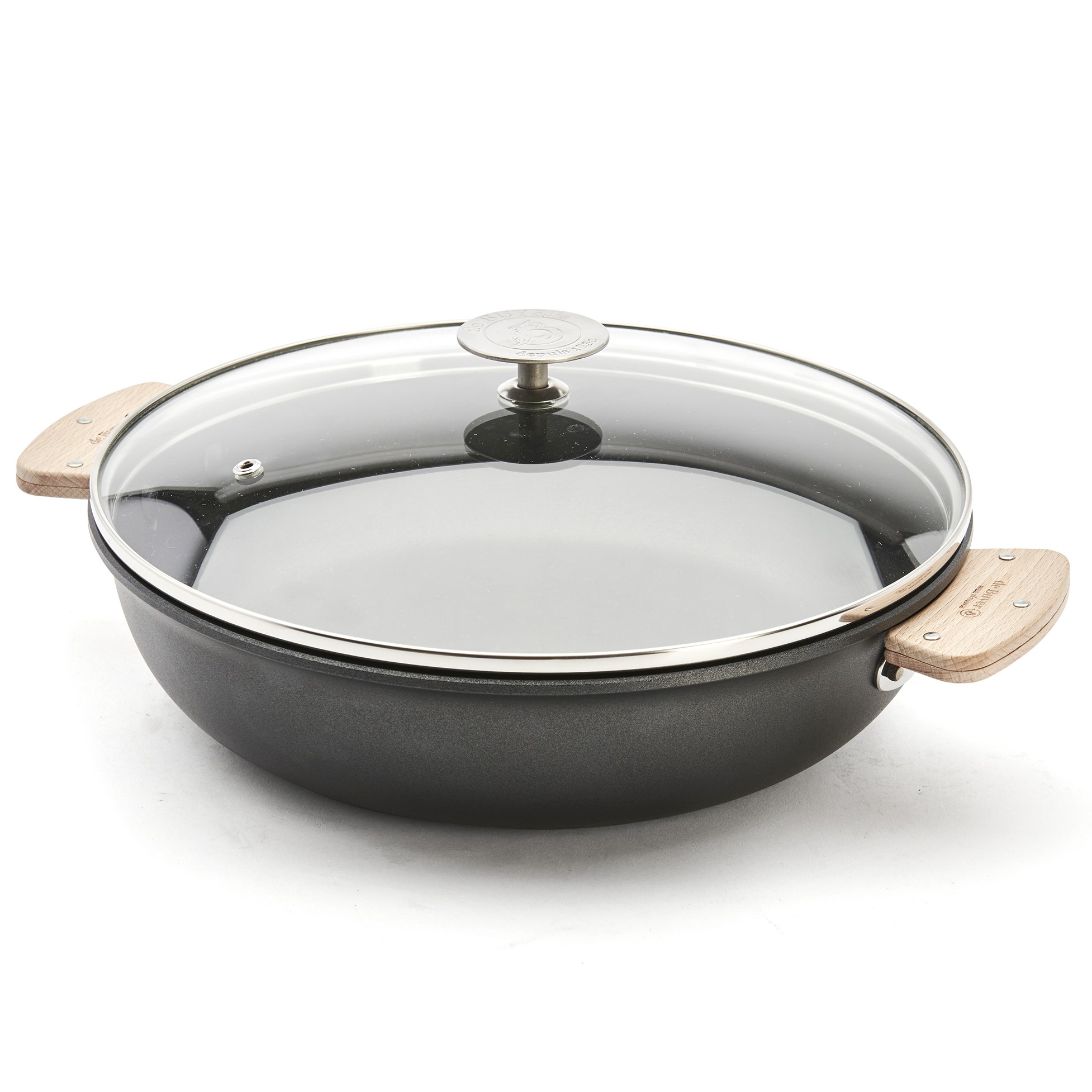 Sauteerpan CHOC EXTREME LOQY 24 cm, zwart, aluminium, de Buyer