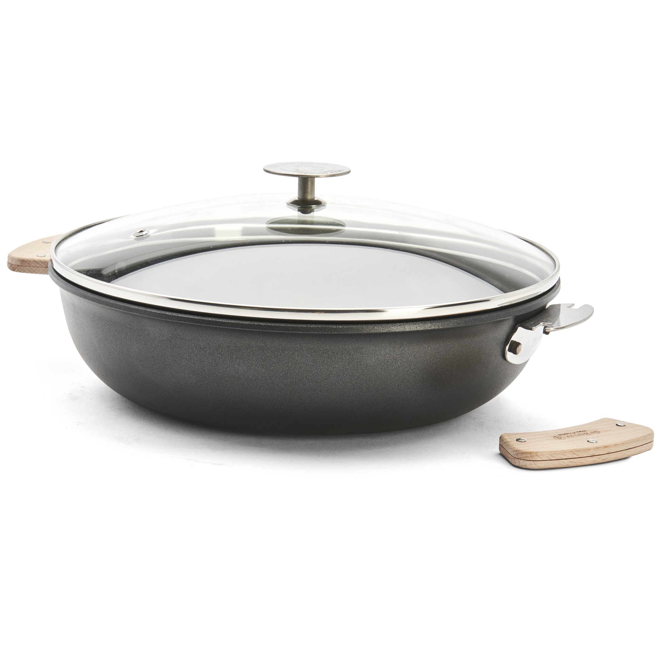 Sauteerpan CHOC EXTREME LOQY 24 cm, zwart, aluminium, de Buyer