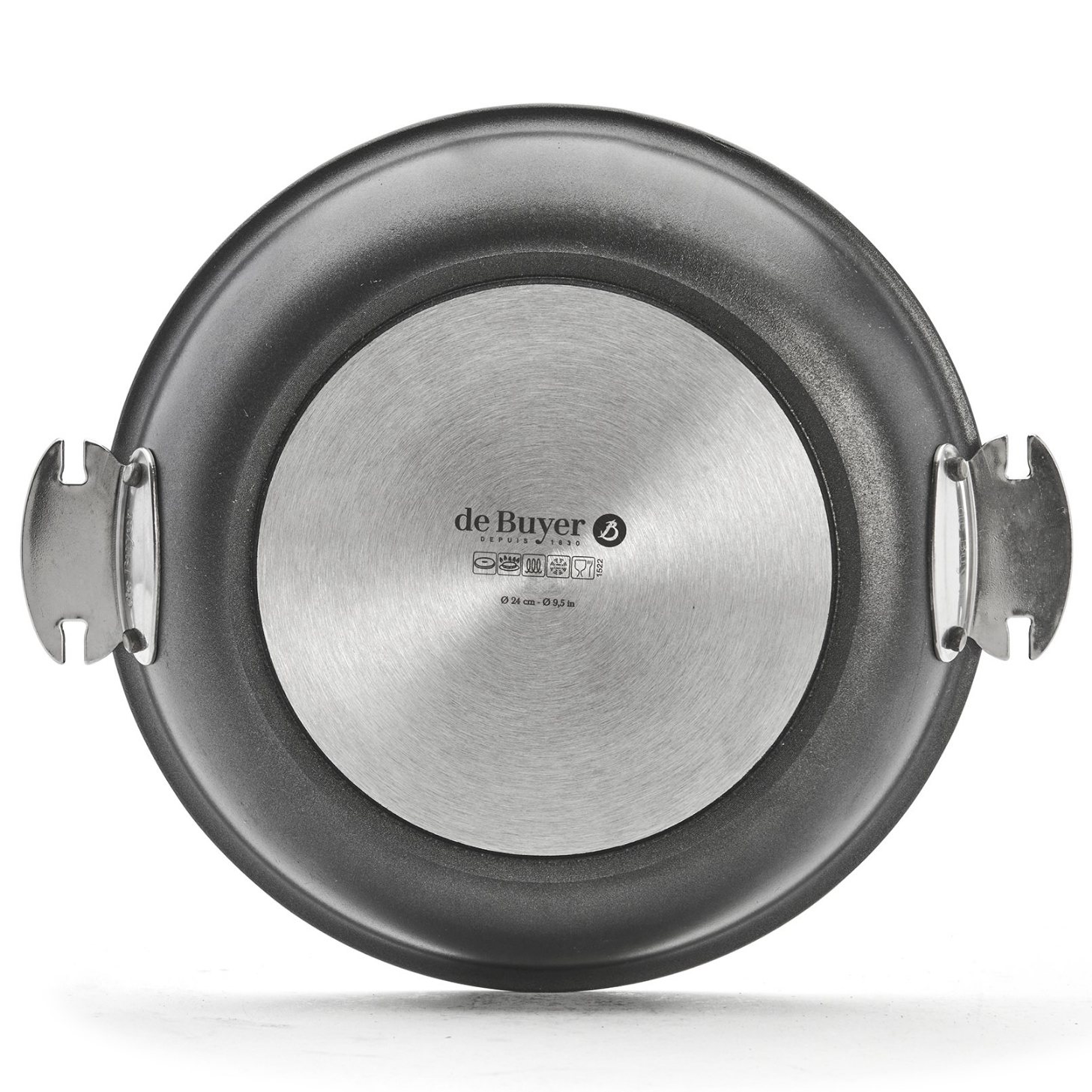 Pan CHOC EXTREME LOQY 24 cm, zwart, aluminium, de Buyer