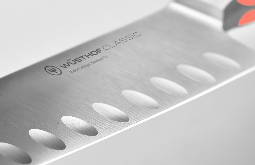 Santoku mes CLASSIC COLOUR 17 cm, koraalperzik, Wüsthof